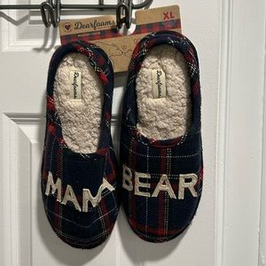 Dearfoams Mama Bear slippers sz XL 11-12‎